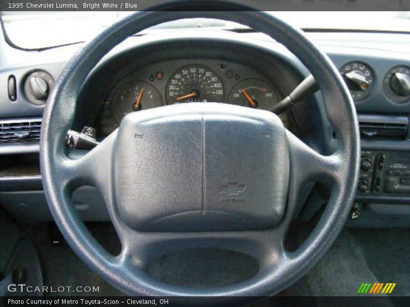 Bright White / Blue 1995 Chevrolet Lumina