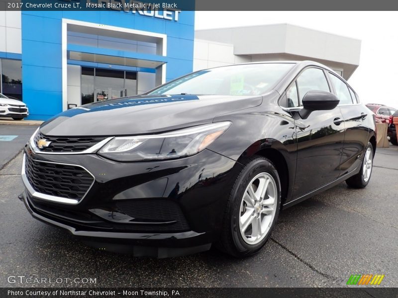 Mosaic Black Metallic / Jet Black 2017 Chevrolet Cruze LT
