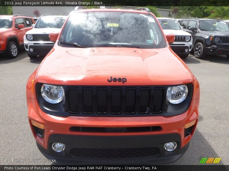 Omaha Orange / Black 2019 Jeep Renegade Latitude 4x4