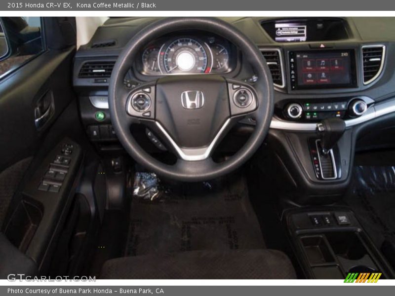 Kona Coffee Metallic / Black 2015 Honda CR-V EX