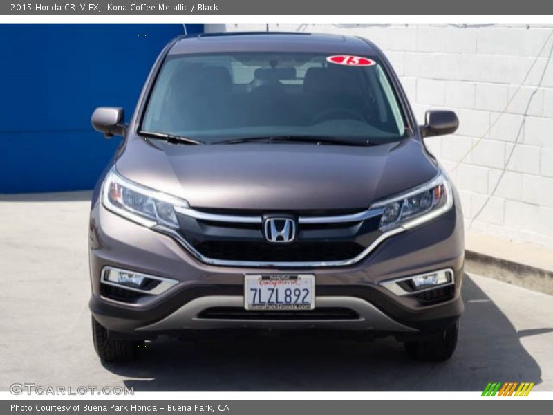 Kona Coffee Metallic / Black 2015 Honda CR-V EX