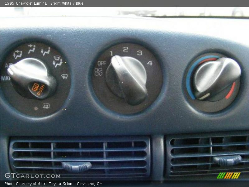 Bright White / Blue 1995 Chevrolet Lumina