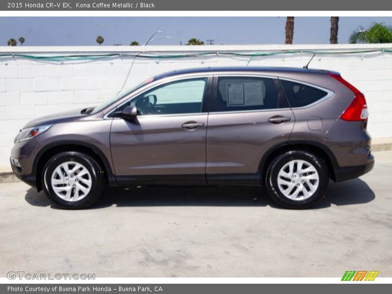 Kona Coffee Metallic / Black 2015 Honda CR-V EX