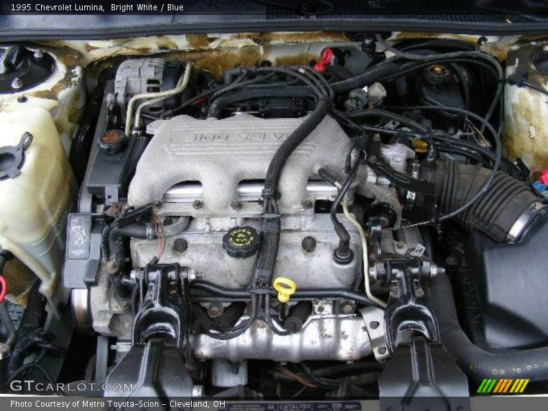 Bright White / Blue 1995 Chevrolet Lumina