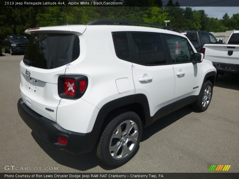 Alpine White / Black/Sandstorm 2019 Jeep Renegade Latitude 4x4