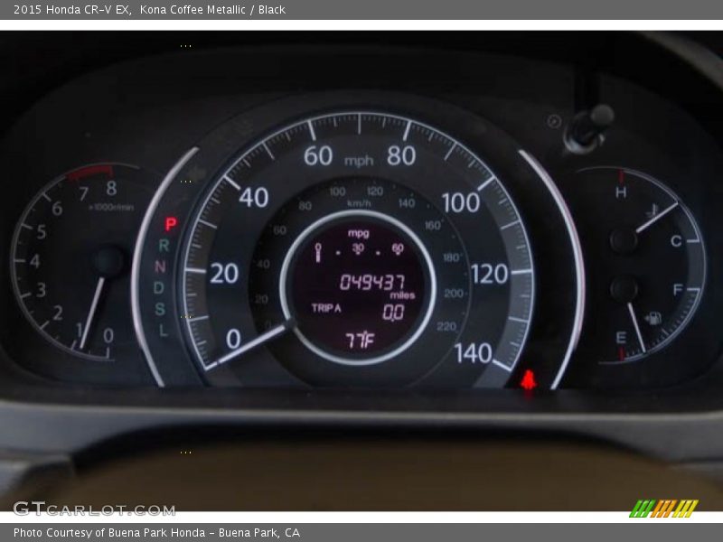 Kona Coffee Metallic / Black 2015 Honda CR-V EX