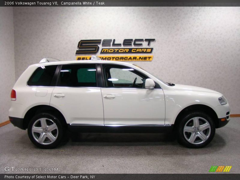 Campanella White / Teak 2006 Volkswagen Touareg V8