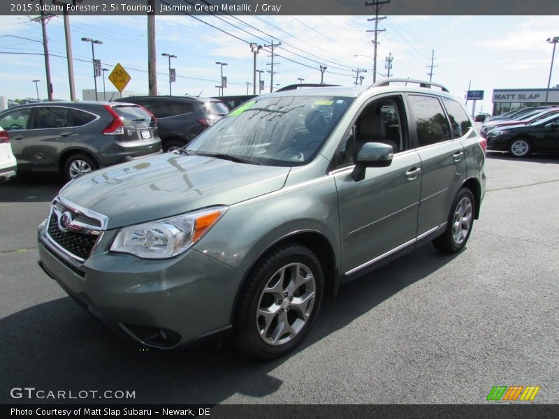 Jasmine Green Metallic / Gray 2015 Subaru Forester 2.5i Touring