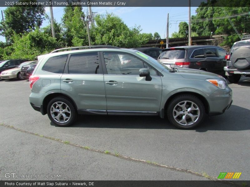 Jasmine Green Metallic / Gray 2015 Subaru Forester 2.5i Touring
