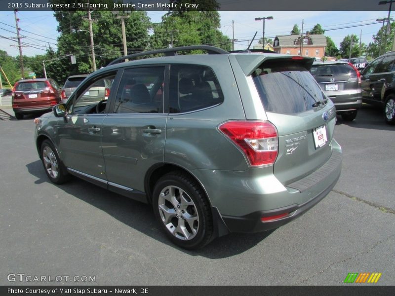 Jasmine Green Metallic / Gray 2015 Subaru Forester 2.5i Touring