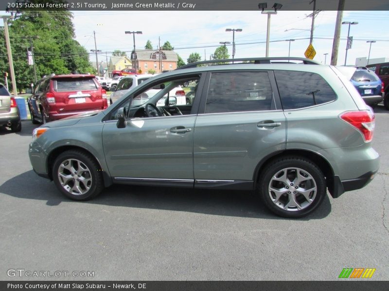 Jasmine Green Metallic / Gray 2015 Subaru Forester 2.5i Touring