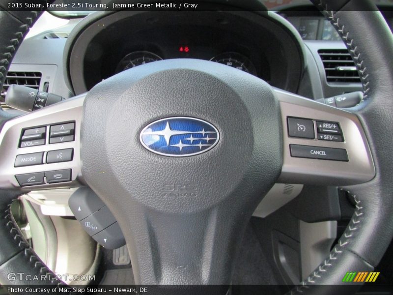 Jasmine Green Metallic / Gray 2015 Subaru Forester 2.5i Touring