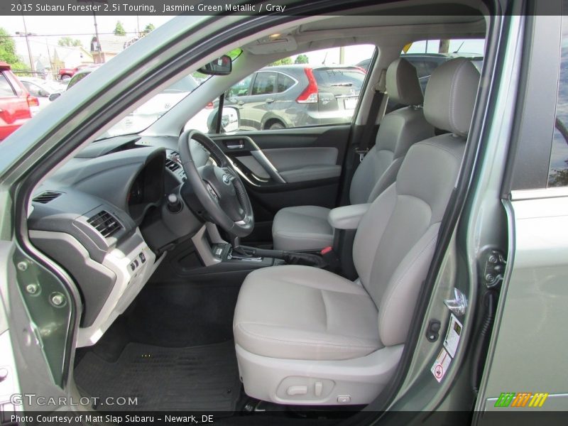 Jasmine Green Metallic / Gray 2015 Subaru Forester 2.5i Touring
