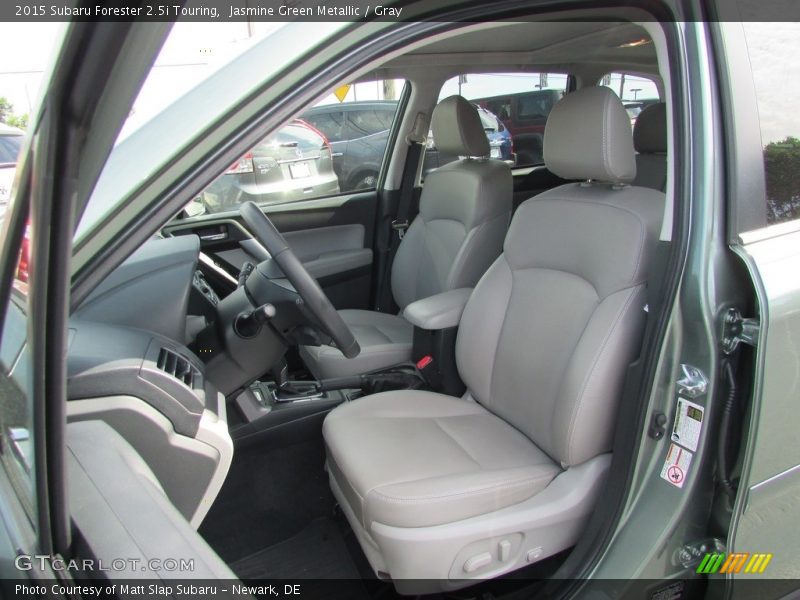 Jasmine Green Metallic / Gray 2015 Subaru Forester 2.5i Touring