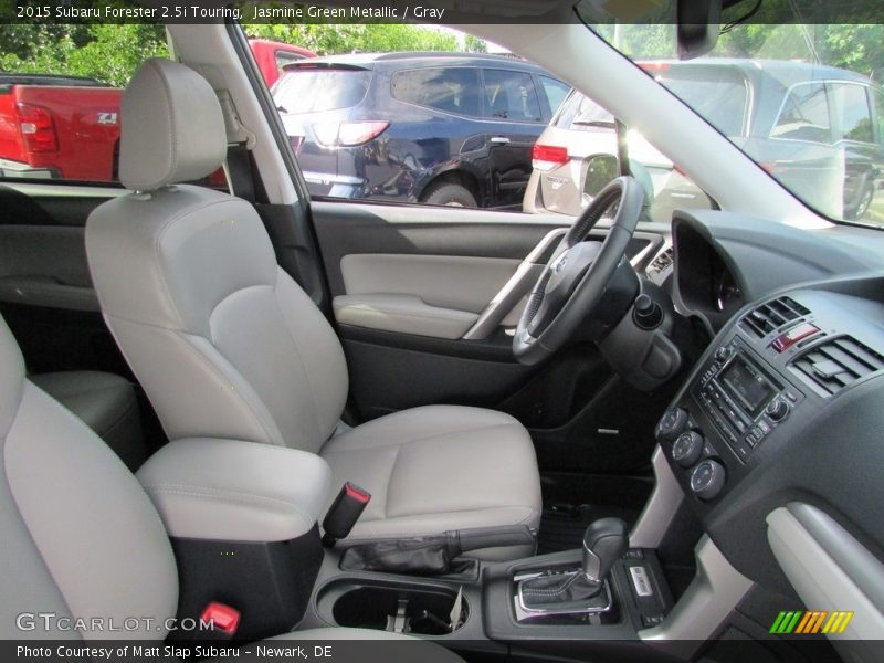 Jasmine Green Metallic / Gray 2015 Subaru Forester 2.5i Touring