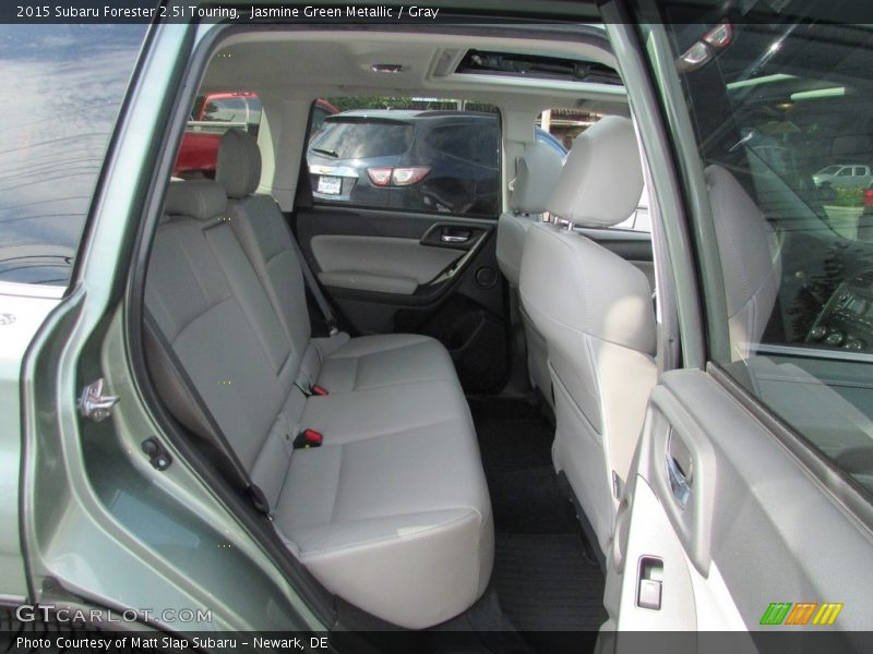 Jasmine Green Metallic / Gray 2015 Subaru Forester 2.5i Touring