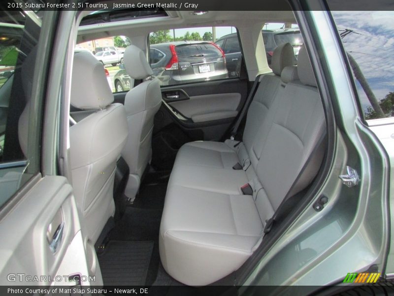 Jasmine Green Metallic / Gray 2015 Subaru Forester 2.5i Touring