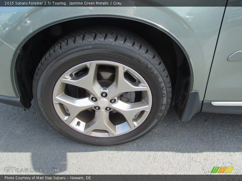 Jasmine Green Metallic / Gray 2015 Subaru Forester 2.5i Touring