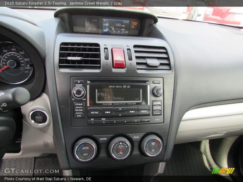 Jasmine Green Metallic / Gray 2015 Subaru Forester 2.5i Touring