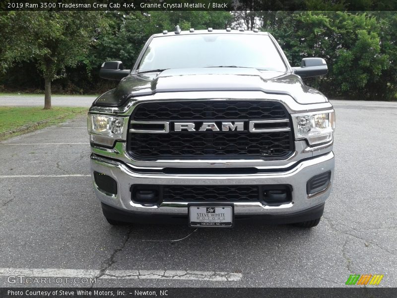 Granite Crystal Metallic / Black 2019 Ram 3500 Tradesman Crew Cab 4x4