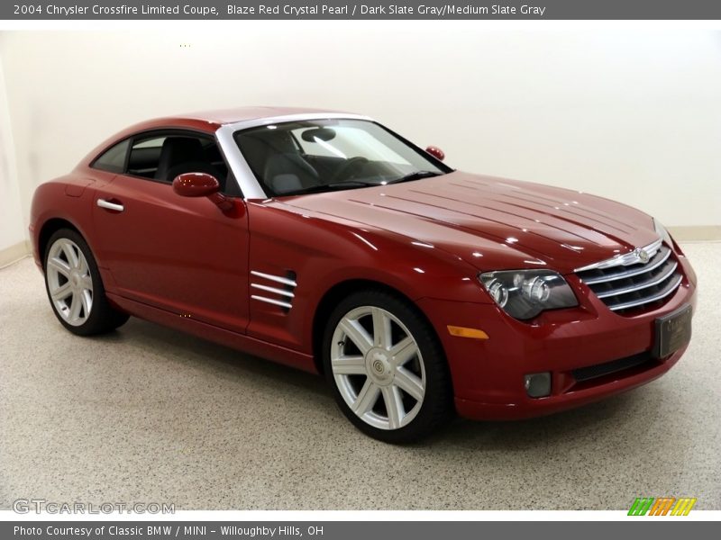 Blaze Red Crystal Pearl / Dark Slate Gray/Medium Slate Gray 2004 Chrysler Crossfire Limited Coupe