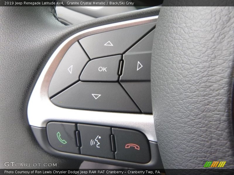 Granite Crystal Metallic / Black/Ski Grey 2019 Jeep Renegade Latitude 4x4