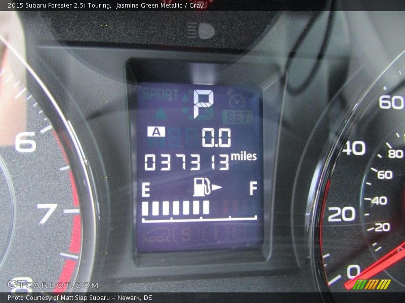 Jasmine Green Metallic / Gray 2015 Subaru Forester 2.5i Touring