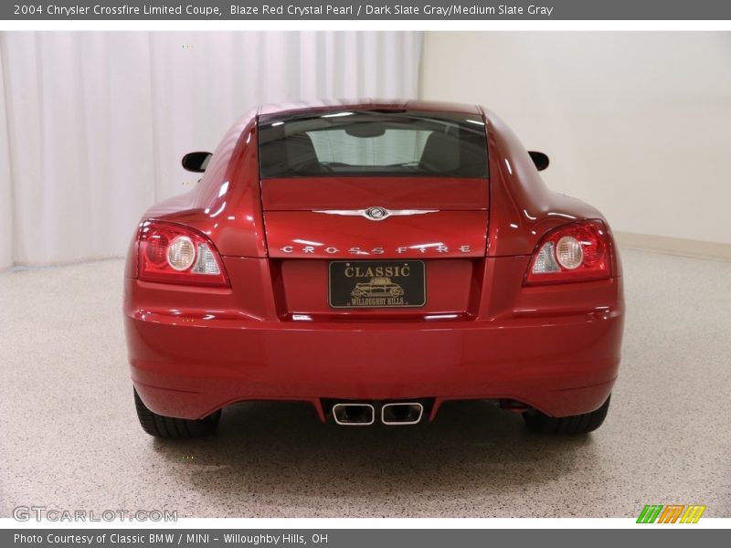Blaze Red Crystal Pearl / Dark Slate Gray/Medium Slate Gray 2004 Chrysler Crossfire Limited Coupe