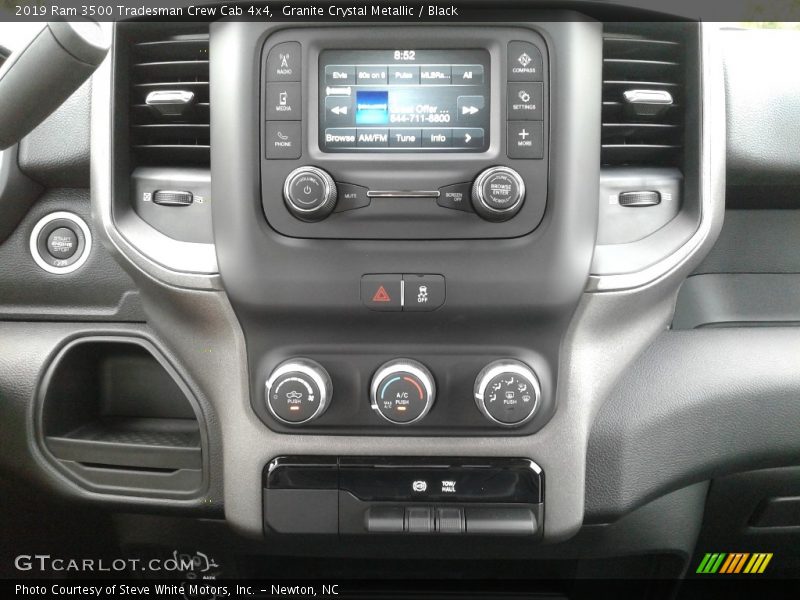 Controls of 2019 3500 Tradesman Crew Cab 4x4