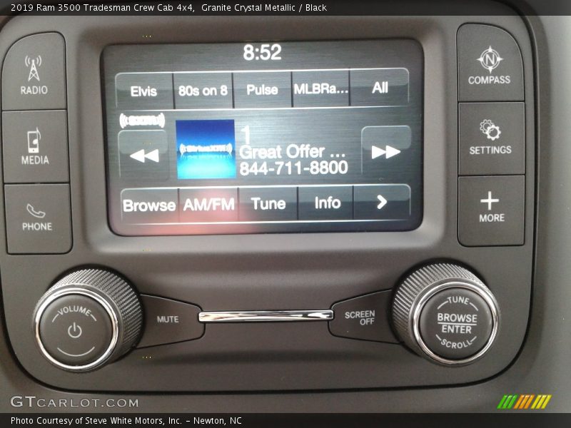 Controls of 2019 3500 Tradesman Crew Cab 4x4
