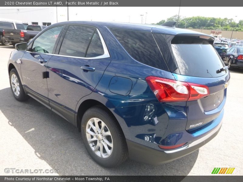 Pacific Blue Metallic / Jet Black 2020 Chevrolet Equinox LT AWD
