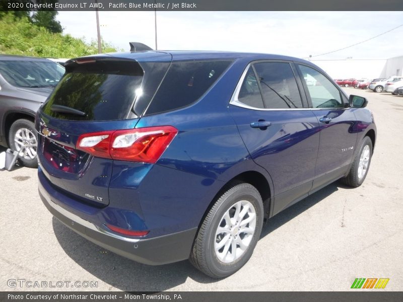 Pacific Blue Metallic / Jet Black 2020 Chevrolet Equinox LT AWD