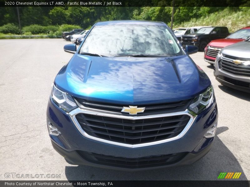 Pacific Blue Metallic / Jet Black 2020 Chevrolet Equinox LT AWD