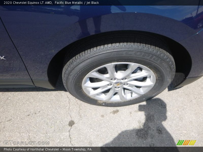Pacific Blue Metallic / Jet Black 2020 Chevrolet Equinox LT AWD