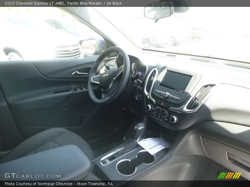 Pacific Blue Metallic / Jet Black 2020 Chevrolet Equinox LT AWD