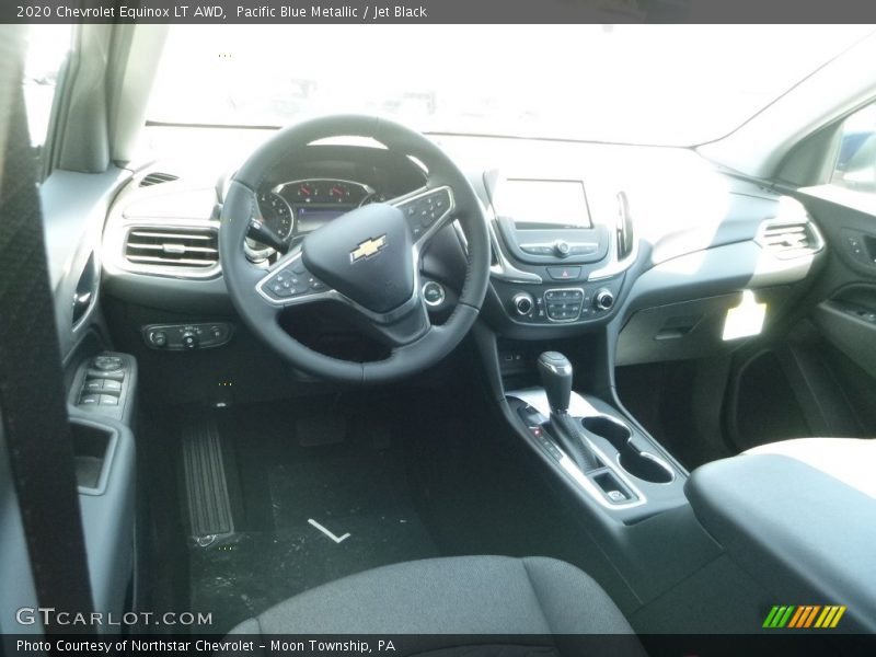 Pacific Blue Metallic / Jet Black 2020 Chevrolet Equinox LT AWD
