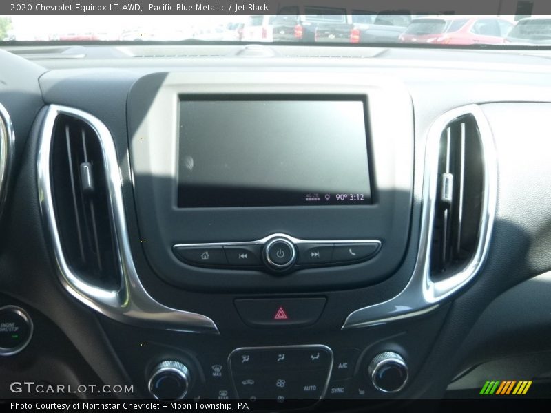 Pacific Blue Metallic / Jet Black 2020 Chevrolet Equinox LT AWD