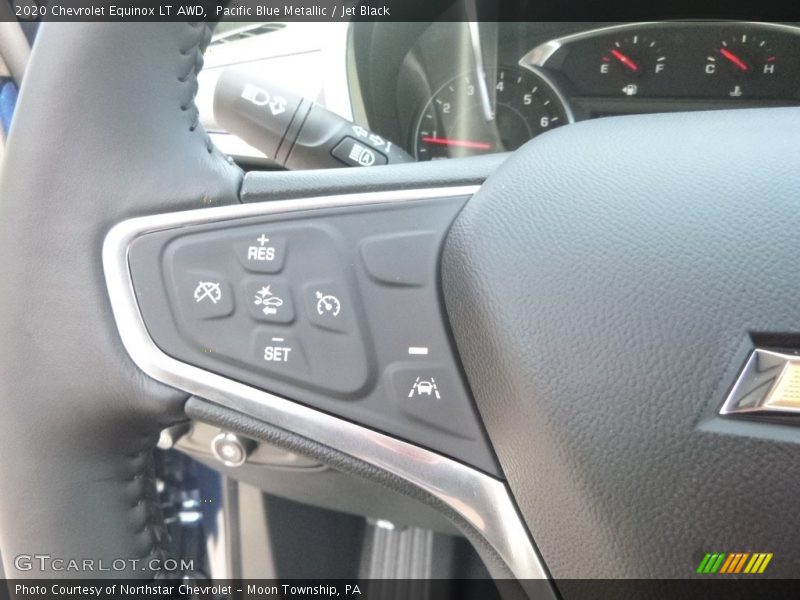 Pacific Blue Metallic / Jet Black 2020 Chevrolet Equinox LT AWD