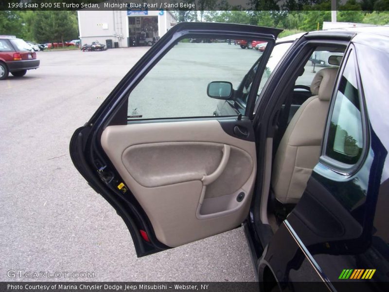 Midnight Blue Pearl / Sand Beige 1998 Saab 900 SE Turbo Sedan