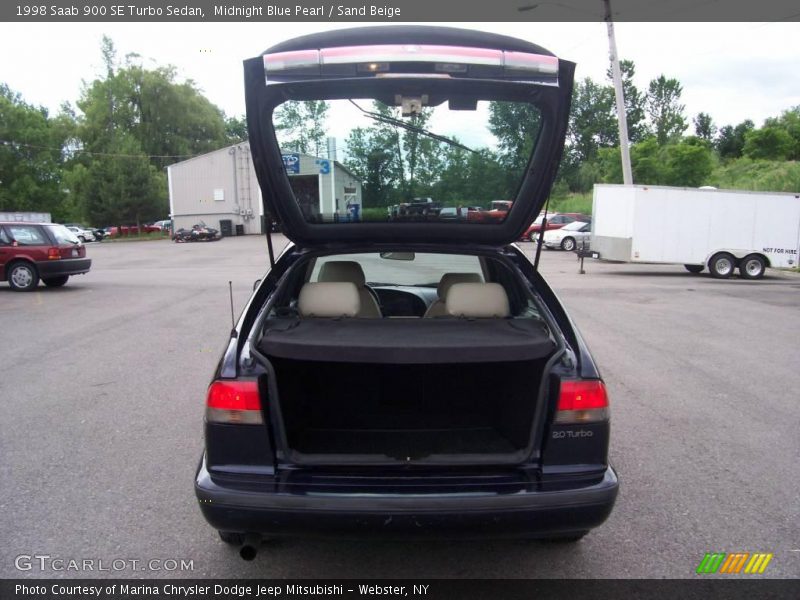 Midnight Blue Pearl / Sand Beige 1998 Saab 900 SE Turbo Sedan