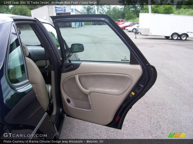 Midnight Blue Pearl / Sand Beige 1998 Saab 900 SE Turbo Sedan