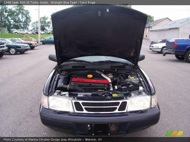 Midnight Blue Pearl / Sand Beige 1998 Saab 900 SE Turbo Sedan