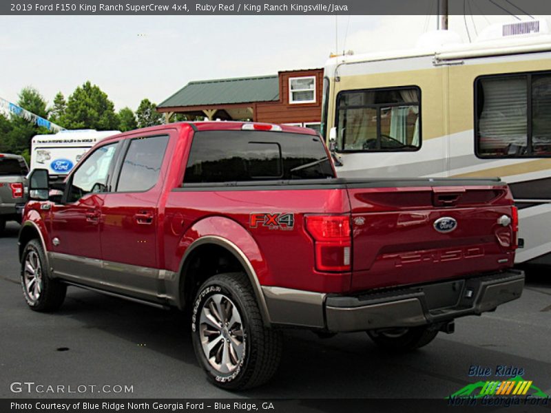 Ruby Red / King Ranch Kingsville/Java 2019 Ford F150 King Ranch SuperCrew 4x4