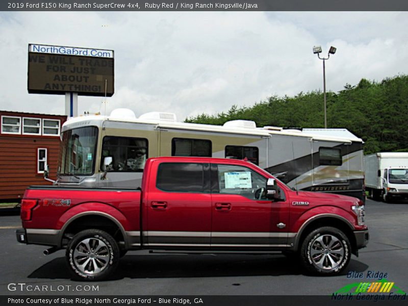 Ruby Red / King Ranch Kingsville/Java 2019 Ford F150 King Ranch SuperCrew 4x4