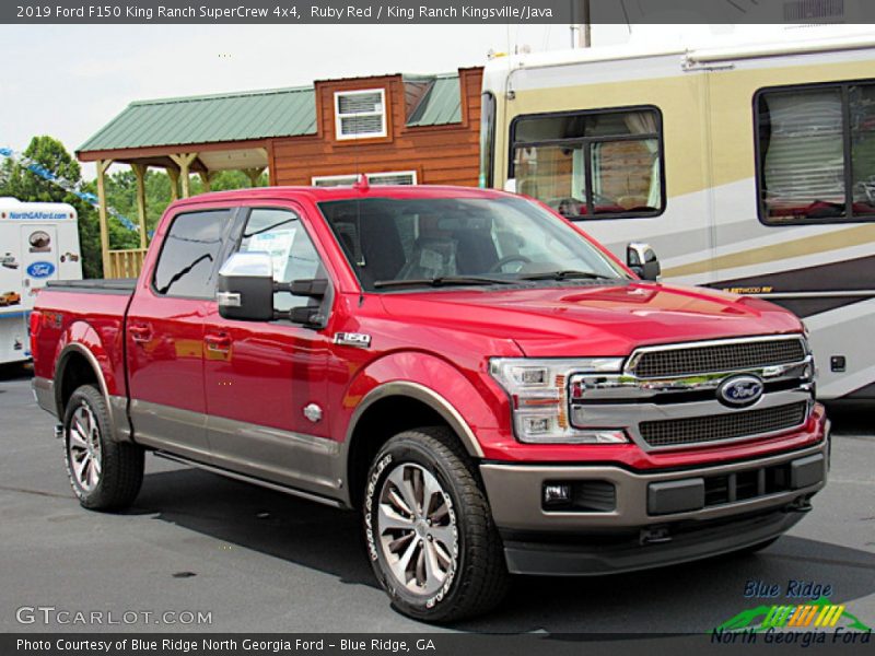 Ruby Red / King Ranch Kingsville/Java 2019 Ford F150 King Ranch SuperCrew 4x4