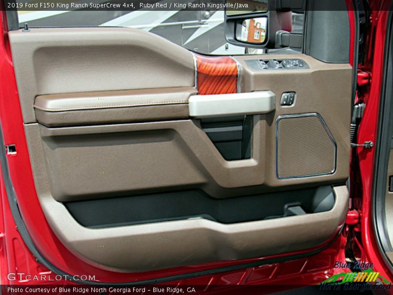 Ruby Red / King Ranch Kingsville/Java 2019 Ford F150 King Ranch SuperCrew 4x4
