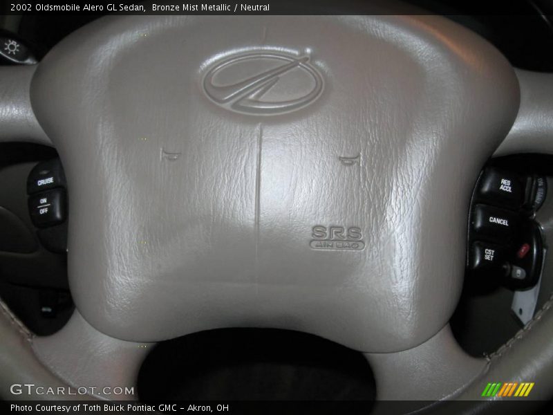 Bronze Mist Metallic / Neutral 2002 Oldsmobile Alero GL Sedan