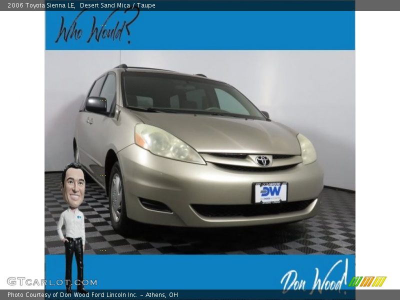 Desert Sand Mica / Taupe 2006 Toyota Sienna LE
