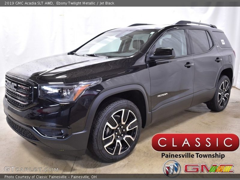 Ebony Twilight Metallic / Jet Black 2019 GMC Acadia SLT AWD