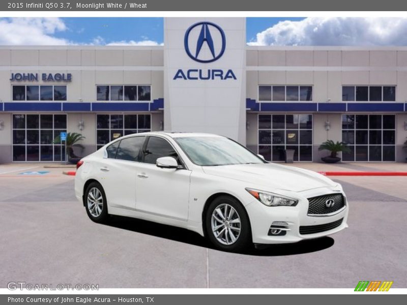 Moonlight White / Wheat 2015 Infiniti Q50 3.7